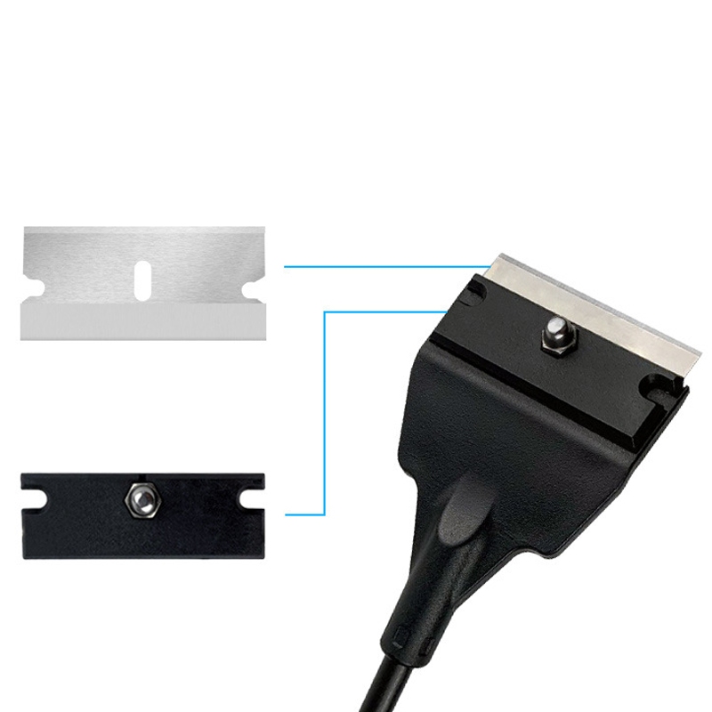 ไม้ขูดตะไคร่ ที่ขูดตะไคร่น้ำตู้ปลา ที่ทำความสะอาดตู้ปลา 32/42/62cm สำหรับขูดตะไคร่น้ำเกาะกระจกตู้ปลาแถมใบมีดอุปกรณ์เสริมตู้ปลา - รูปที่ 2