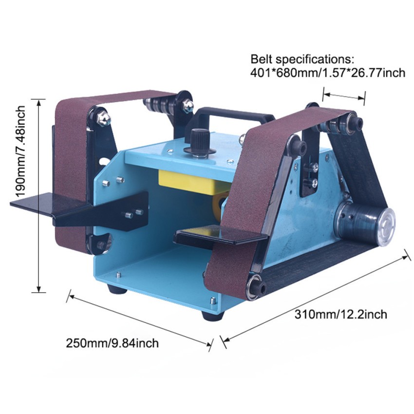 【COD ท้องถิ่น + การจัดส่ง 2 วัน】950W 220V มัลติฟังก์ชั่เดสก์ท็อปเพลาคู่เครื่องขัดด้วยเครื่องขัด - รูปที่ 7