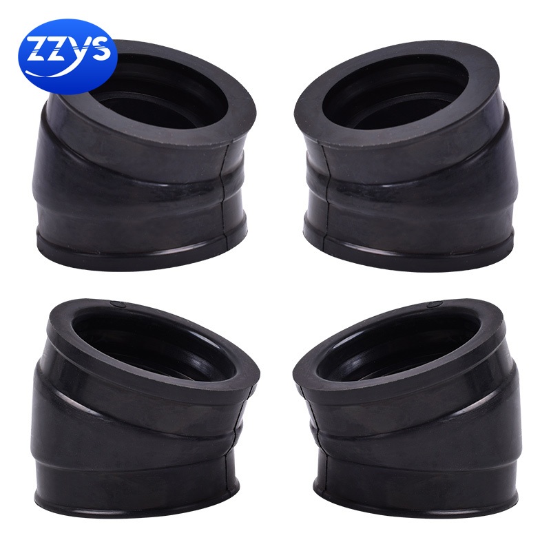 1/4pcs คาร์บูเรเตอร์รถจักรยานยนต์ยาง Intake Outlet Manifold อินเทอร์เฟซสําหรับ Honda CB750C CB750F CB750K CB750L CB750SC Personalizado Super Esporte Quatro