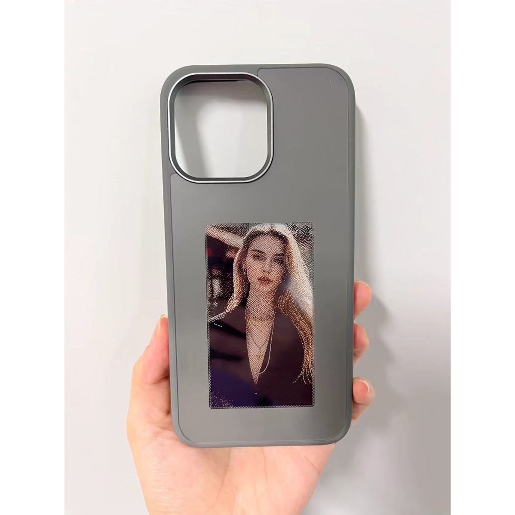 E หน้าจอหมึกอัจฉริยะ NFC อ้างอิงการประยุกต์ใช้ iPhone 16 15 14 13 Pro Max DIY E หน้าจอแสดงผลหมึกปกหลัง