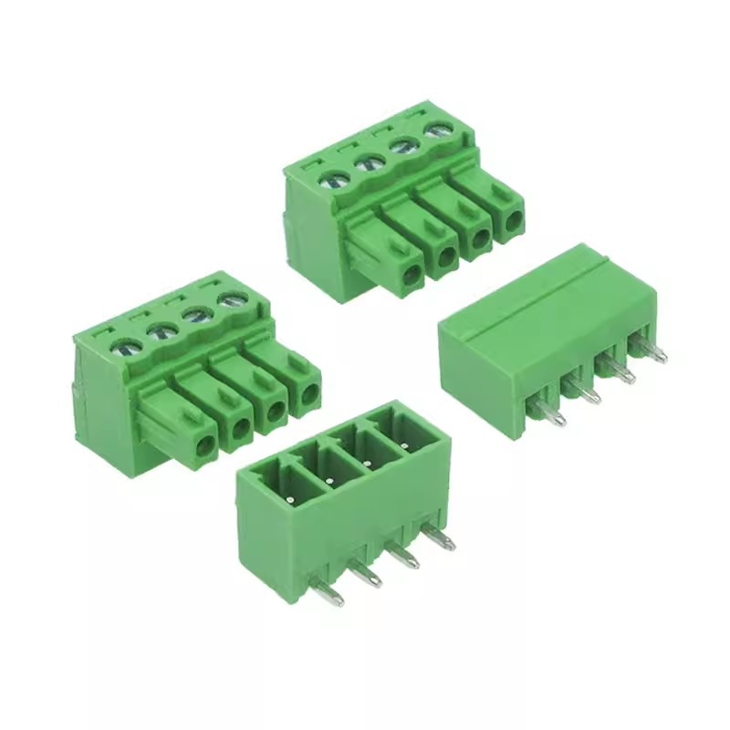 10 ชุด KF2EDG 3.5 มม.PCB Pluggable Terminal Block Connector 2P3P4P5P6P7P8P9P10P Bend เข็ม 15EDG-3.5G