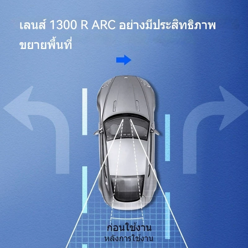 SEAMETAL กระจกมองหลังรถยนต์ เข้ากับรถทุกประเภท ไม่มีกรอบ มุมกว้าง กันแสงสะท้อน กระจกมองหลังความคมชัดสูง thumbnail 8