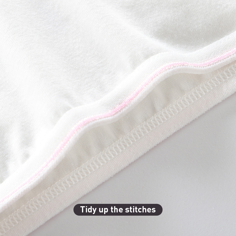 [MKIDS Fashion] 5 ชิ้นชุดชั้นในผ้าฝ้ายเด็กระบายอากาศไม่มีบราเสื้อกั๊กสำหรับสาว 8-16Y (รูปแบบสุ่ม)