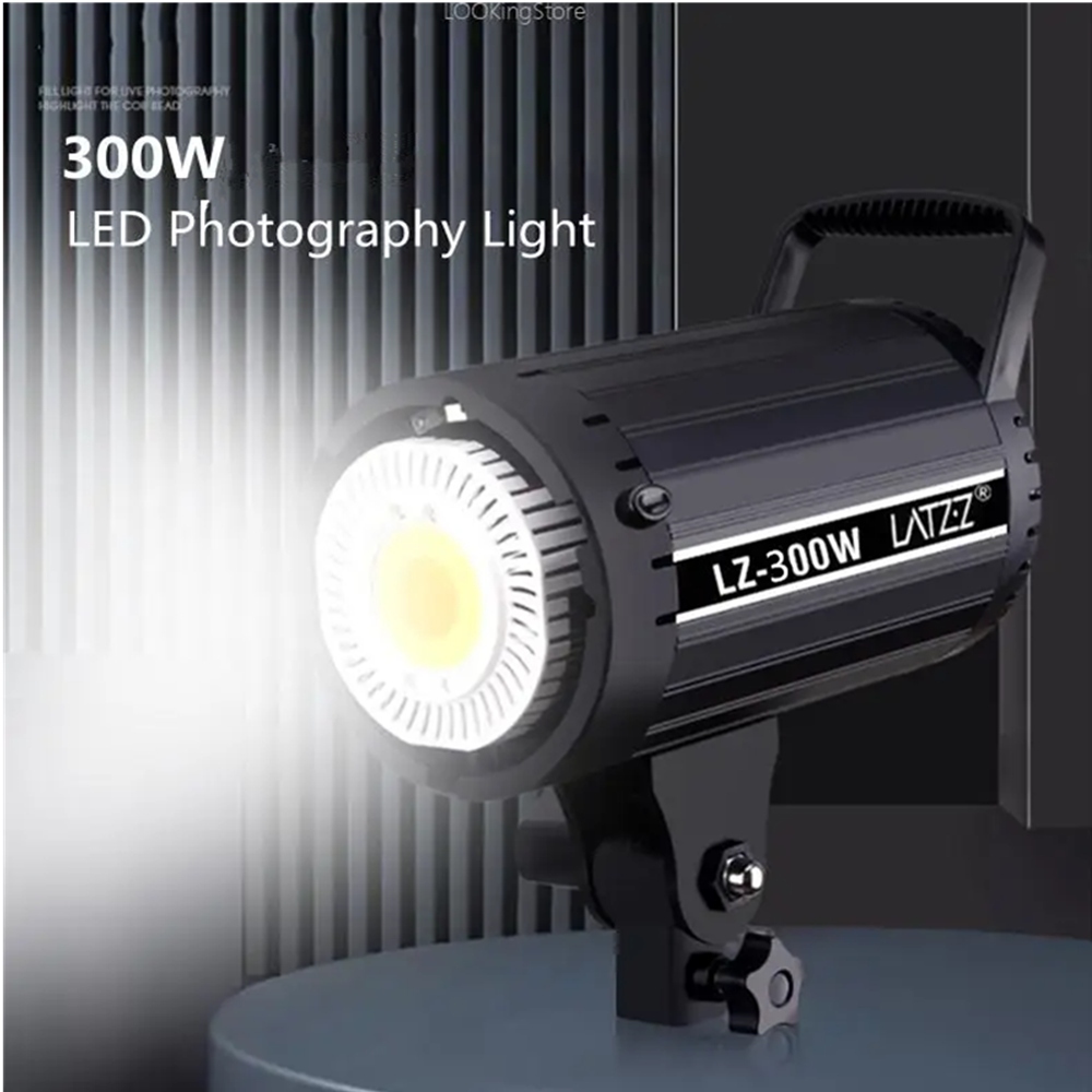 ไฟวิดีโอสตูดิโอ LATZZ 300w Softbox 5600K พร้อมขาตั้ง 2.1 เมตรและรีโมทไร้สาย 20 เมตรสำหรับการถ่ายภาพกลางแจ้งและวิดีโอสั้น