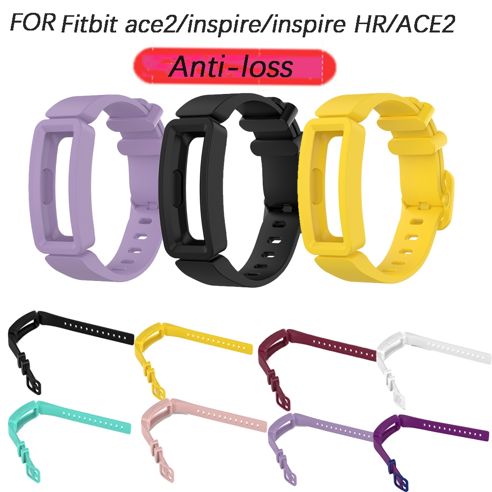 สายรัดซิลิโคนเปลี่ยนสําหรับ Fitbit ACE2/inspire/inspire HR/ACE2 สายข้อมือกีฬา