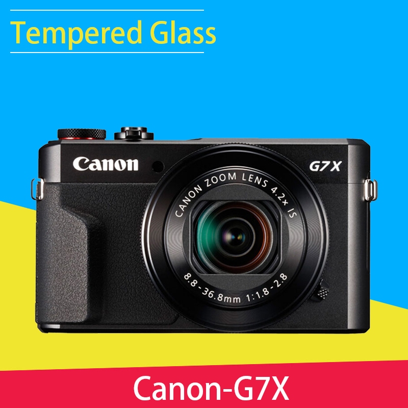 Canon G7X กระจกนิรภัยป้องกันหน้าจอฟิล์ม LCD สําหรับ Canon G7X II / Canon G7X III