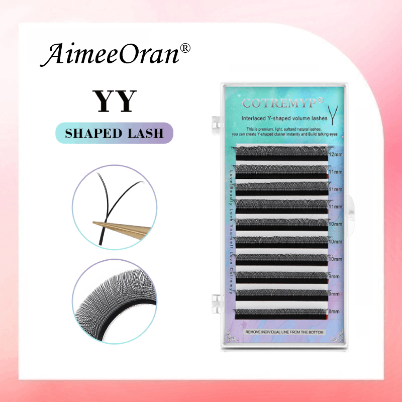 AIMEEORAN cotremyp YY ขนตาปลอม 0.07mm เรเดียน B C D DD ขนตาปลอมธรรมชาติ ขนมิงค์ นุ่ม เบา ต่อขนตา