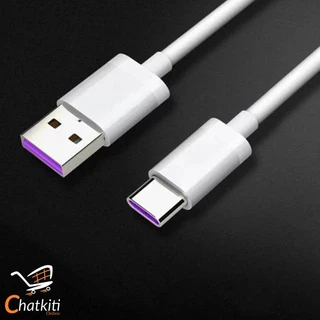 สายชาร์จ USB type C ยาว 1m/1.5m/2m/3m Super Fast Charging Cable USB 5A