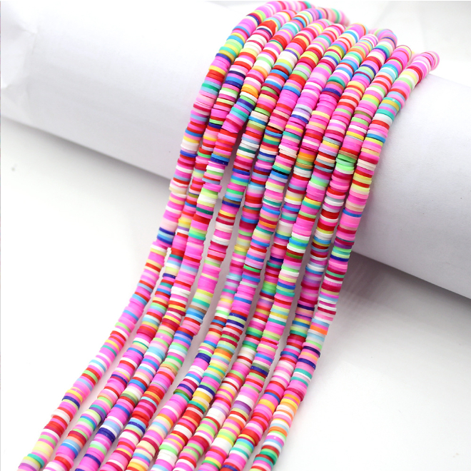 ลูกปัดเซรามิกอ่อนสี 6 มม. อุปกรณ์เครื่องประดับ ทําเอง 300 ชิ้น