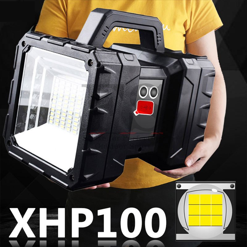 ไฟฉาย ไฟฉายแรงสูง 7โหมด LED หัวคู่ สว่างมาก ชาร์จได้ อเนกประสงค์ กันน้ํา สําหรับตั้งแคมป์