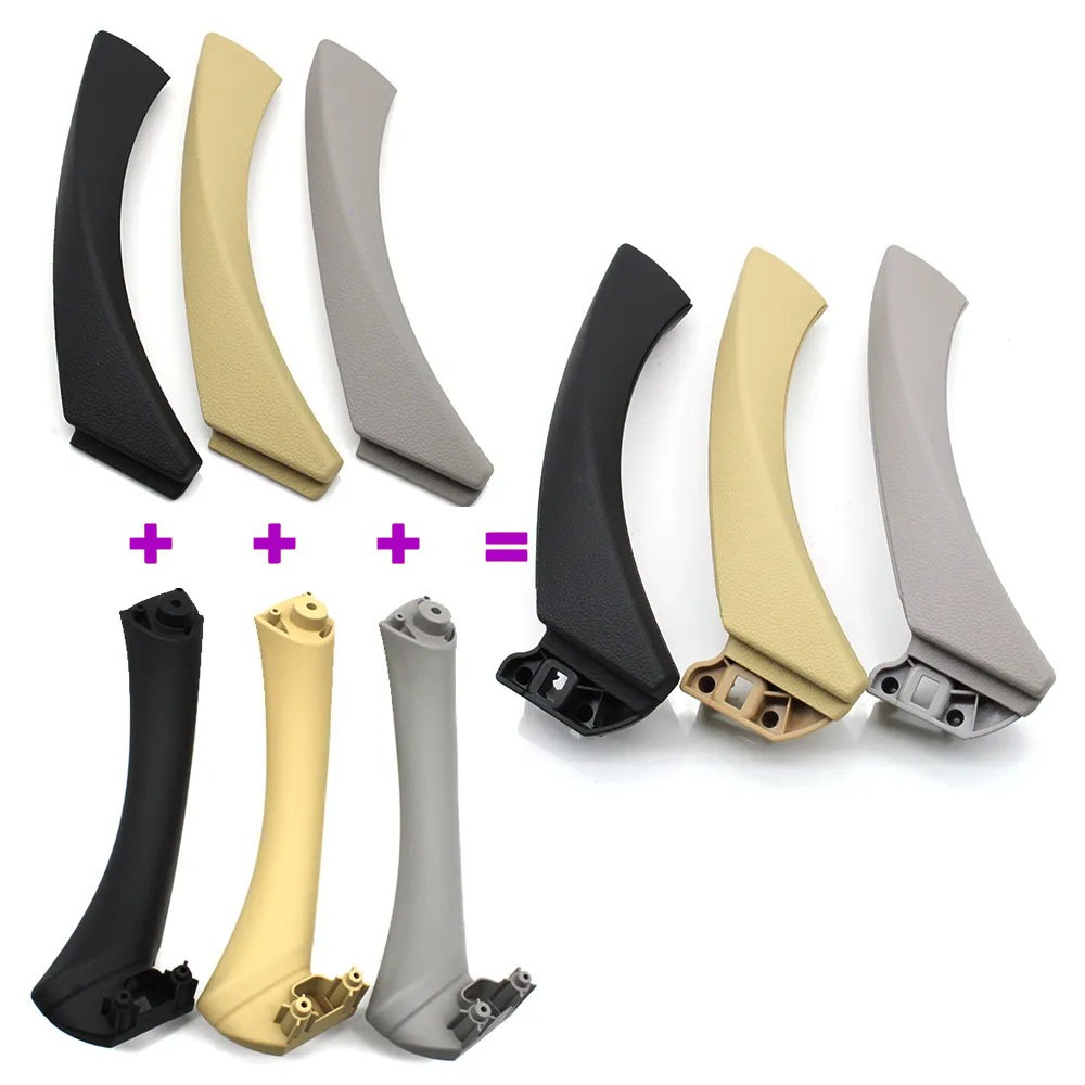 อัพเกรดภายในประตูดึงฝาครอบ Trim สําหรับ BMW 3 Series E90 E91 E92 E93 316 318 320 325 328i 2005-2012
