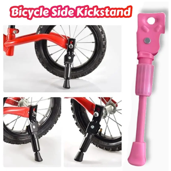 [Ususexa] ขาตั้งจักรยานสําหรับเด็ก Kick Stand ที่วางจักรยานสําหรับจักรยานกลางแจ้ง ชั้นวางรองรับ ที่วางด้านหลัง ขาตั้งด้านข้างแบบปรับได้