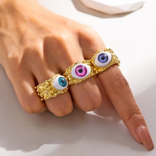 Gmai Evil Eye แหวนผู้หญิง Lucky เปิดเครื่องประดับของขวัญนิ้ว…