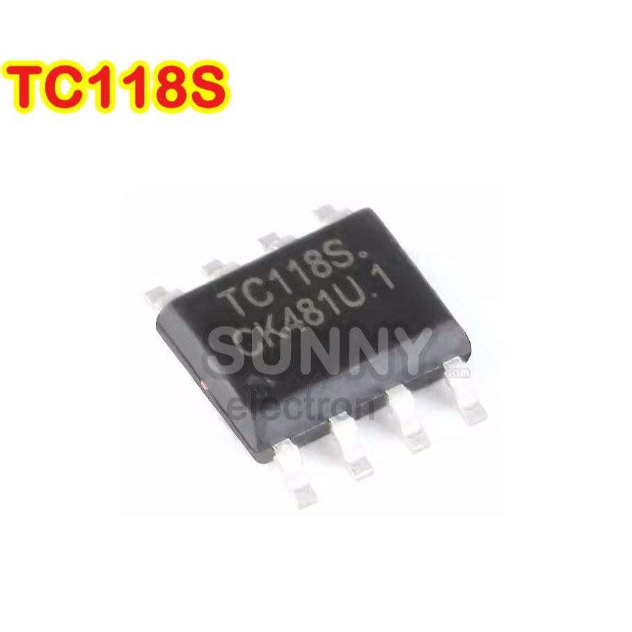 10PCS TC118S SMD SOP-8 ช่องเดียว DC มอเตอร์ไดรฟ์ชิป IC