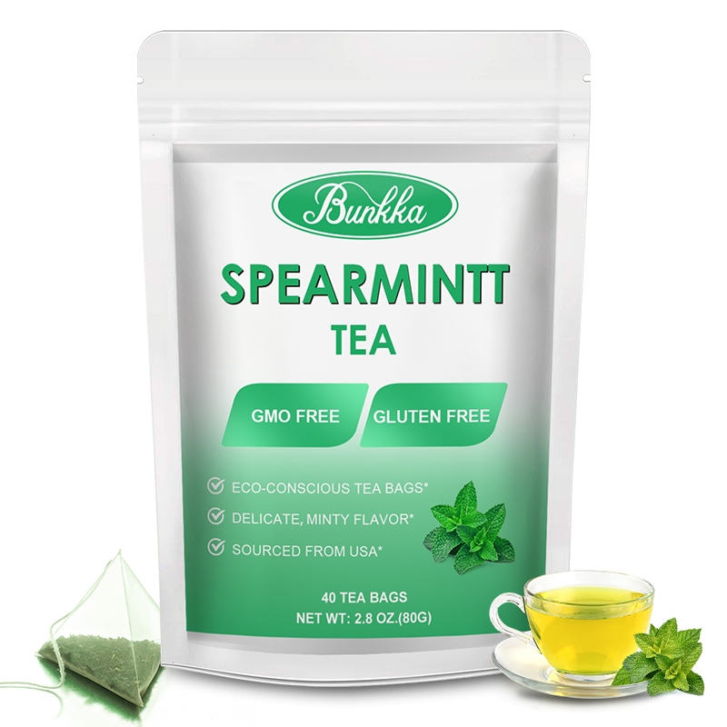 Bunkka 100% Spearmint Tea ชาสเปียร์มินต์ ปราศจากคาเฟอีน 14/30/40pcs