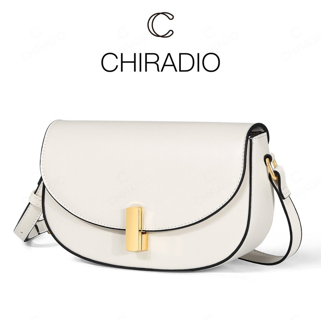 CHIRADIO กระเป๋าสะพายแฟชั่นสตรีคลาสสิกหนัง PU กระเป๋าถือ C003
