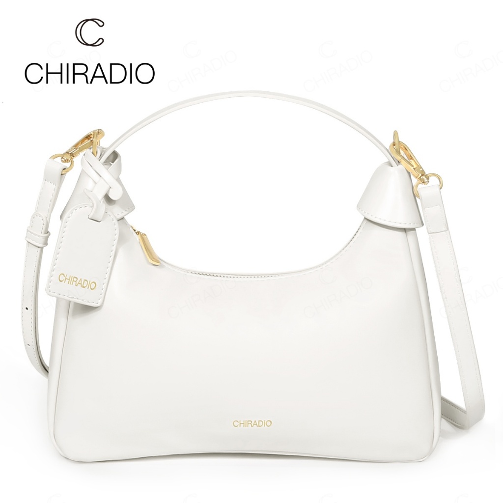 CHIRADIO กระเป๋าสะพายไหล่แฟชั่นผู้หญิงแบบเรียบง่าย C004