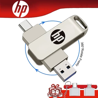 Hp TYPE-C แฟลชไดรฟ์สามในหนึ่งเดียว 2TB/1TB/512GB/256GB/128GB USB3.0 หน่วยความจําความเร็วสูงสติ๊ก 8GB/16GB/32GB/64GB โลหะกันน้ําไดรฟ์ Usb เหมาะสําหรับโทรศัพท์มือถือ, คอมพิวเตอร์, ลําโพง