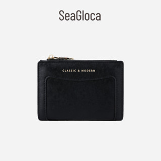 Seagloca ใหม่คุณภาพสูงแบบพกพา Bifold กระเป๋าสตางค์สั้นกระเป๋…