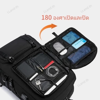 เป้เดินทาง 80L กระเป๋าเป้เดินทางผู้ชายกระเป๋าเป้กันน้ำสำหรับเล่นกีฬาสามารถเก็บเสื้อผ้าและรองเท้าได้