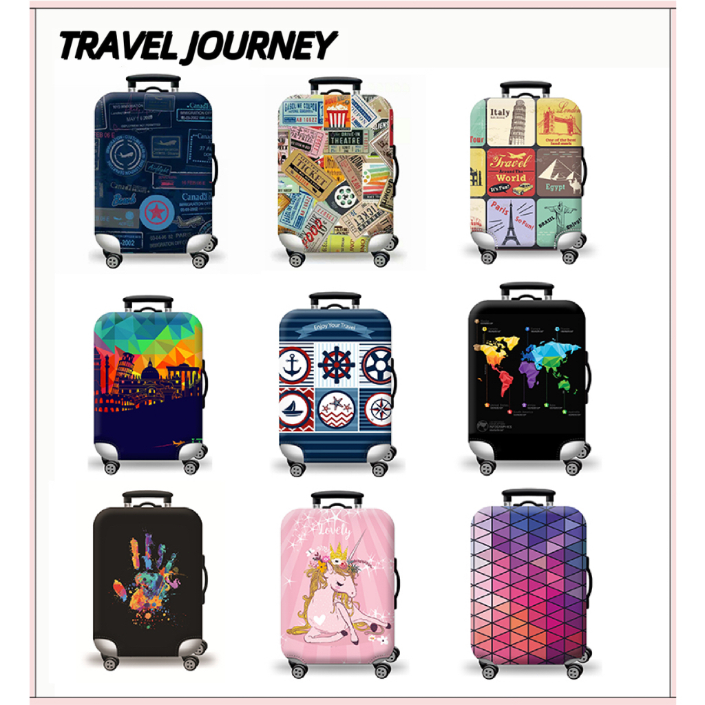 【พร้อมส่ง】ผ้าคลุมกระเป๋าเดินทางผ้ายืด กันฝุ่น กันรอย สำหรับขนาด 20/24/26/28/30/32 นิ้ว