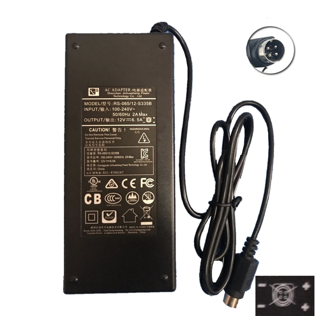 Orico 9558U3 ฮาร์ดดิสก์ตู้ RS-065 / 12-S335B Power Adapter 12V 6.5A กล่อง Duplicator 4 pin AC DC Adaptor Charger