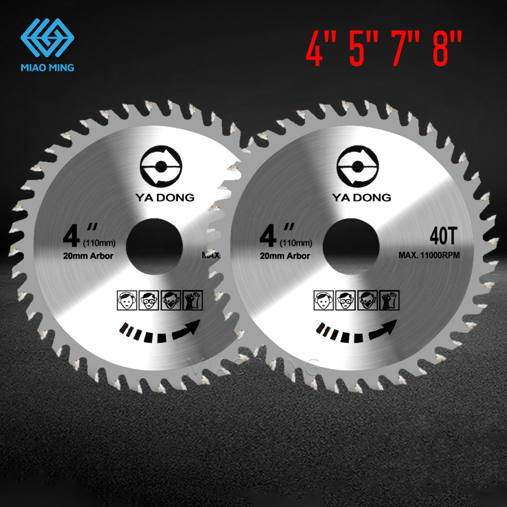 4" 5" 7" 8" 24T 30T 40T 60T ใบเลื่อยวงเดือนไม้ heavy duty codless ตารางใบเลื่อย