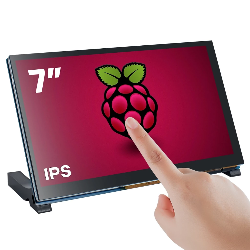 LAFVIN 5/7 นิ้วหน้าจอสัมผัสจอแสดงผล IPS DSI เข้ากันได้กับ Raspberry Pi 5/4/3, 800x480 พิกเซลหน้าจอ Capacitive MIPI อินเทอร์เฟซแฮนด์ฟรี