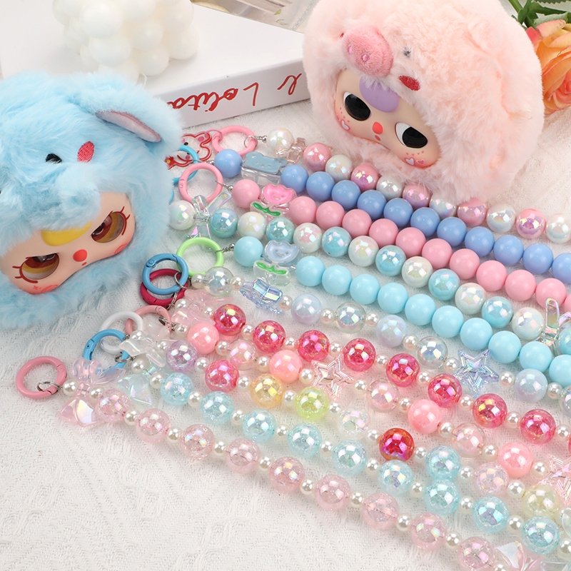 Ailigap Babythree พวงกุญแจ จี้โบว์ อะคริลิค น่ารัก สร้างสรรค์ หลากสี สําหรับตกแต่งกระเป๋า โทรศัพท์