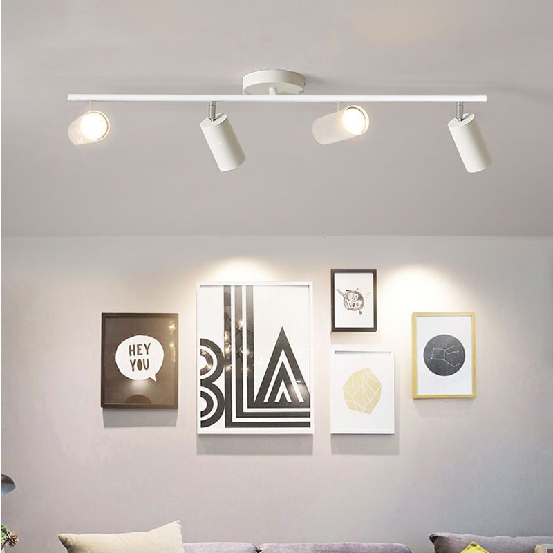 โคมไฟสปอตไลท์ LED สไตล์นอร์ดิก สําหรับตกแต่งเพดาน ห้องนั่งเล่น