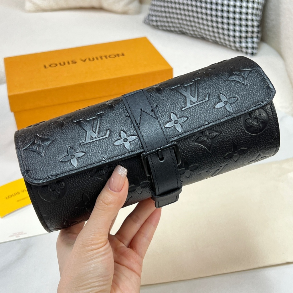 LOUIS VUITTON [กล่อง + พร้อมส่ง] กล่องนาฬิกา หลุยส์ วิตตอง ของแท้ 100% กล่องสร้อยข้อมือผู้ชายและผู้ห