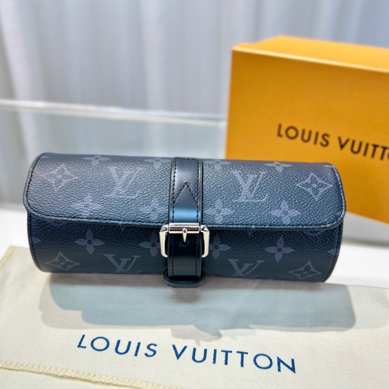 LOUIS VUITTON [กล่อง + พร้อมส่ง] กล่องนาฬิกา หลุยส์ วิตตอง ของแท้ 100% กล่องสร้อยข้อมือผู้ชายและผู้ห