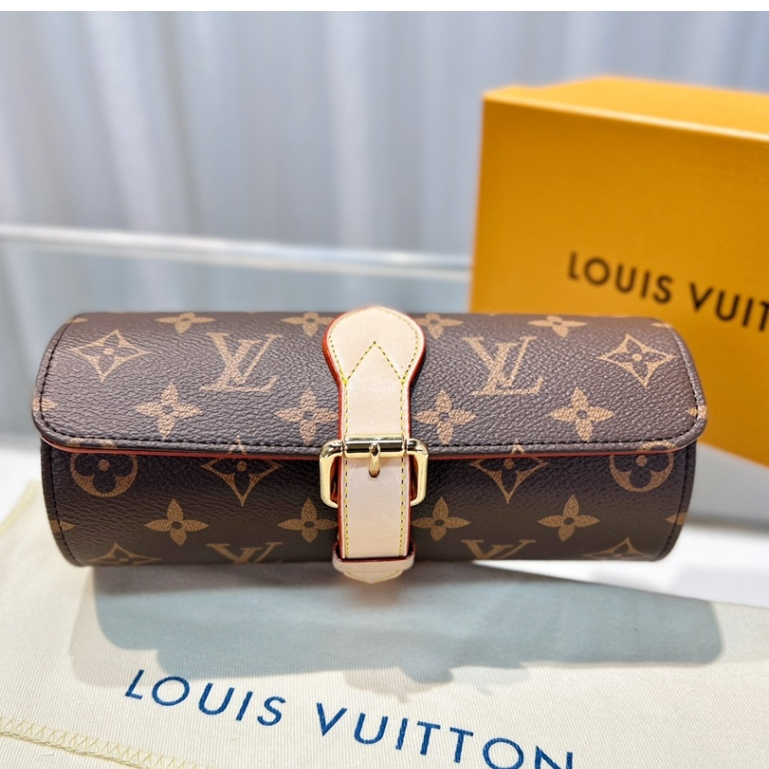 LOUIS VUITTON [กล่อง + พร้อมส่ง] กล่องนาฬิกา หลุยส์ วิตตอง ของแท้ 100% กล่องสร้อยข้อมือผู้ชายและผู้ห