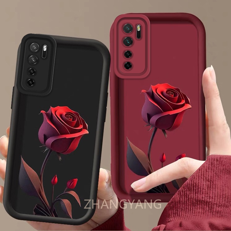 เคสสําหรับ Huawei nova 7 SE nova 7 เคสโทรศัพท์ซิลิโคน TPU ทําจากเคสโทรศัพท์วัสดุนุ่มพร้อมโทรศัพท์ดูดซับแรงกระแทกและลายการ์ตูนน่ารัก