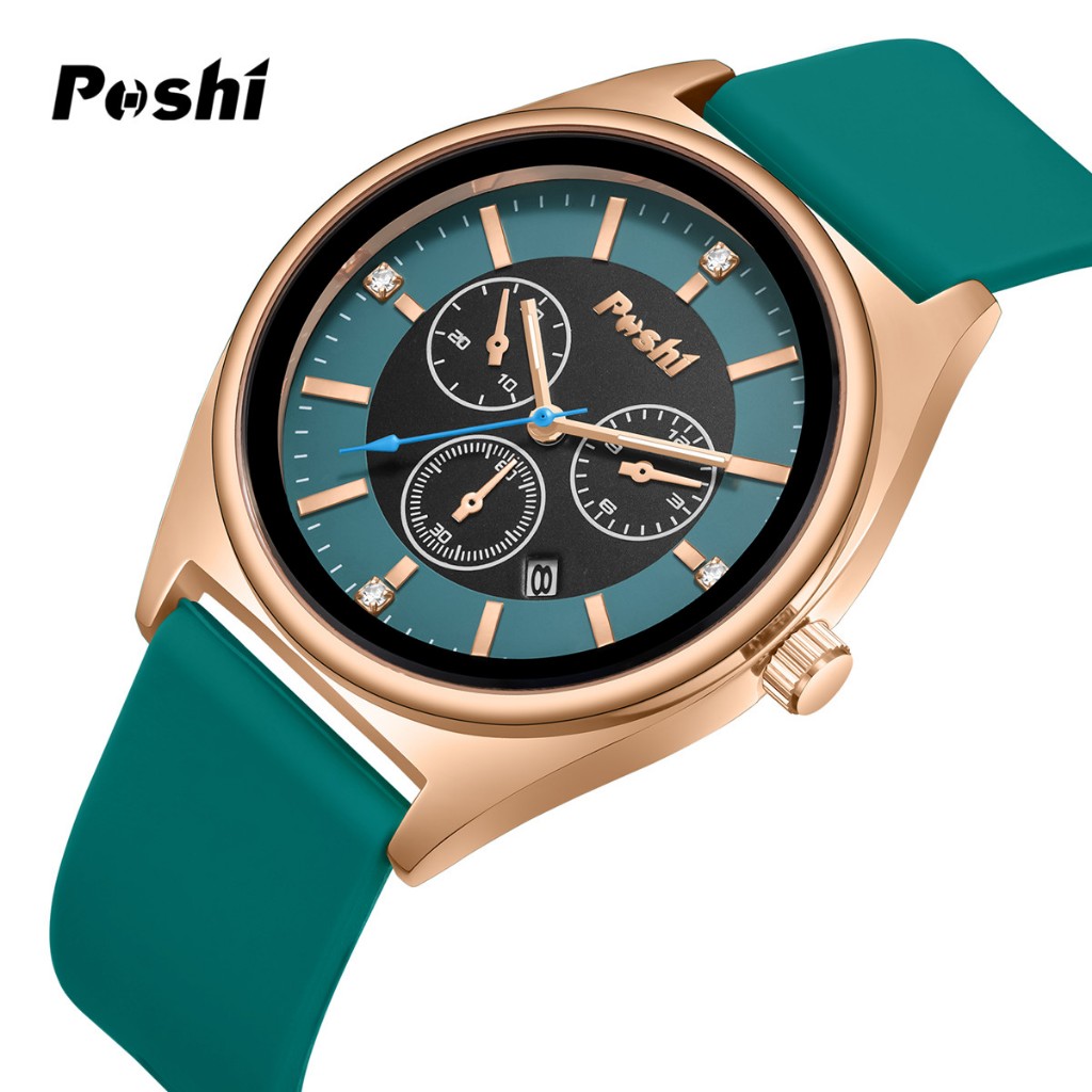 Poshi original กันน้ําผู้หญิงนาฬิกาควอตซ์นาฬิกาซิลิโคนนาฬิกาสุภาพสตรีเกาหลีรุ่น Elegant นาฬิกาแฟชั่น Relo สําหรับผู้หญิง