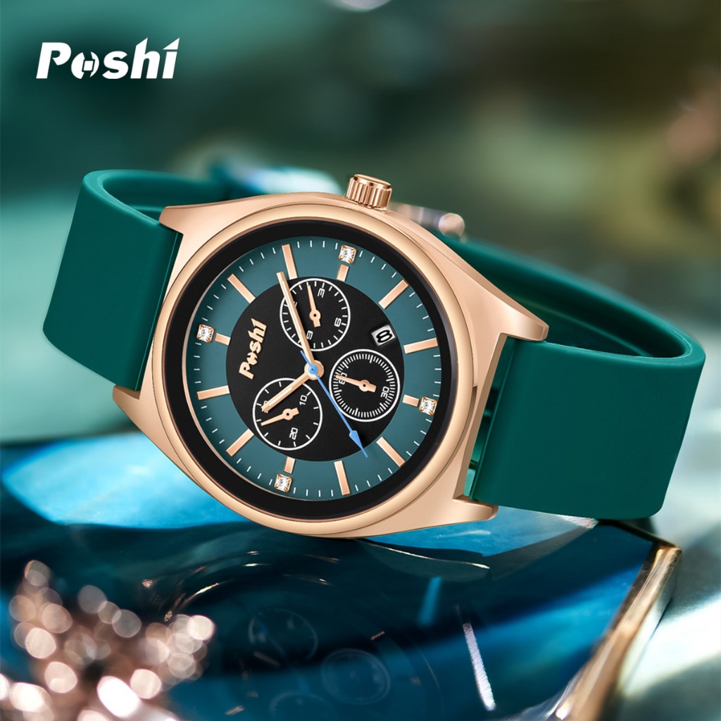 Poshi original กันน้ําผู้หญิงนาฬิกาควอตซ์นาฬิกาซิลิโคนนาฬิกาสุภาพสตรีเกาหลีรุ่น Elegant นาฬิกาแฟชั่น Relo สําหรับผู้หญิง