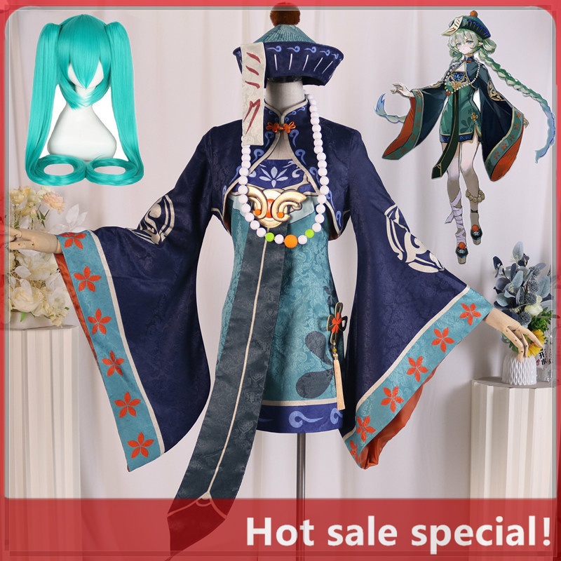 Hatsune Miku Little Zombie cosplay costumes VOCALOID vampire Cheongsam เครื่องแต่งกายคอสเพลย์