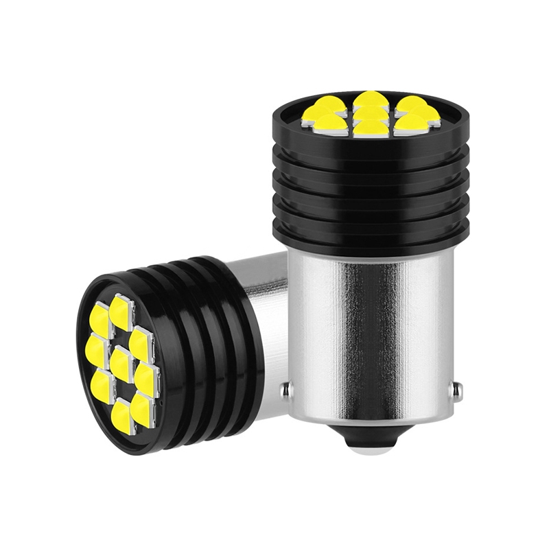2 ชิ้น 12 โวลต์ 1156 BA15S 1157 BAY15D 3030 หลอดไฟ Led รถสําหรับไฟเลี้ยวไฟย้อนกลับ