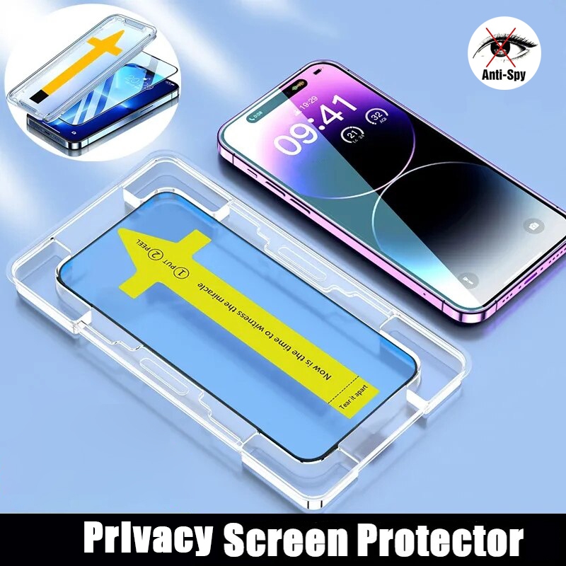 กระจกนิรภัย infinix Smart 5 6 8 GT 10 note 12i 30 Pro plus 4G 5G ตัวป้องกันหน้าจอความเป็นส่วนตัวพร้อมฝาครอบติดตั้ง