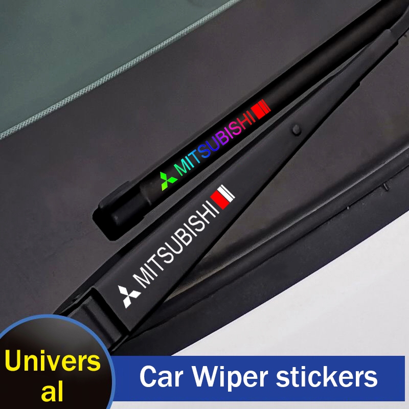 สติ๊กเกอร์ติดรถยนต์ ผลิตภัณฑ์ฟิล์มสําหรับ Mitsubishi X-pander Pajero L200 Triton Galant Lancer Window Wiper RReflection Sport Decals อุปกรณ์เสริมอัตโนมัติ