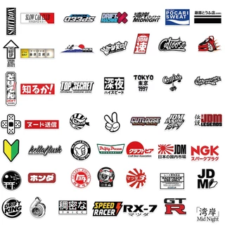 สติ๊กเกอร์สตรีทญี่ปุ่น 50 ชิ้น สติ๊กเกอร์น่ารัก สติ๊กเกอร์กันน้ํา แล็ปท็อป
