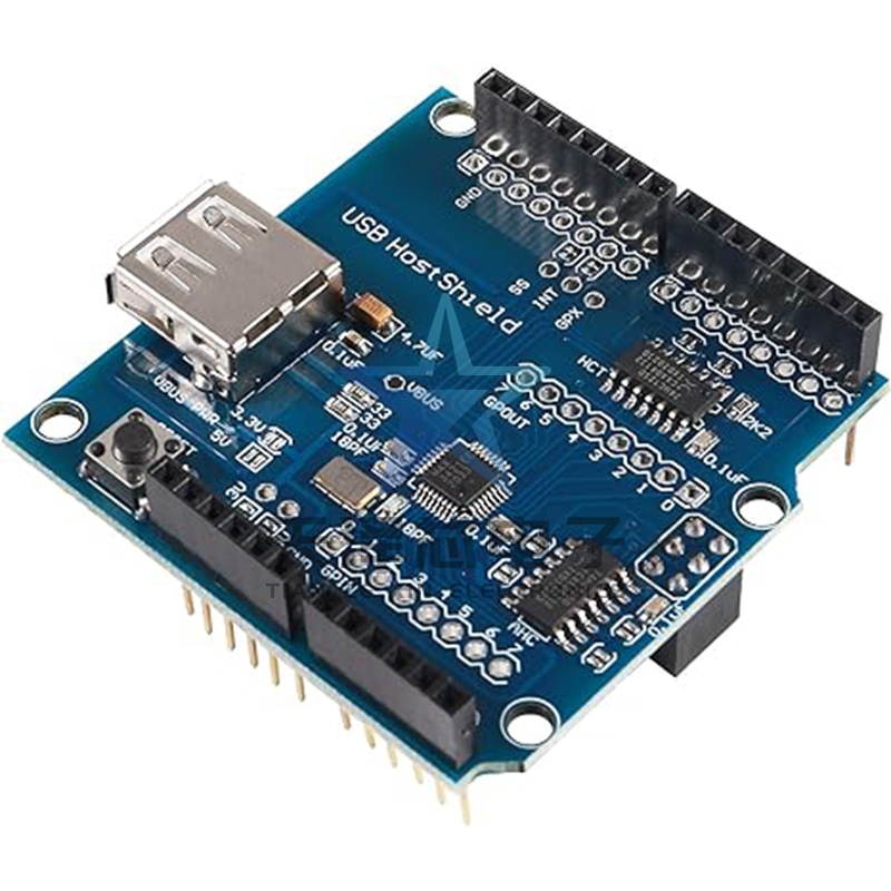 1PCS USB Host Shield compatible with Google ADK for UNO MEGA MAX3421 development board module