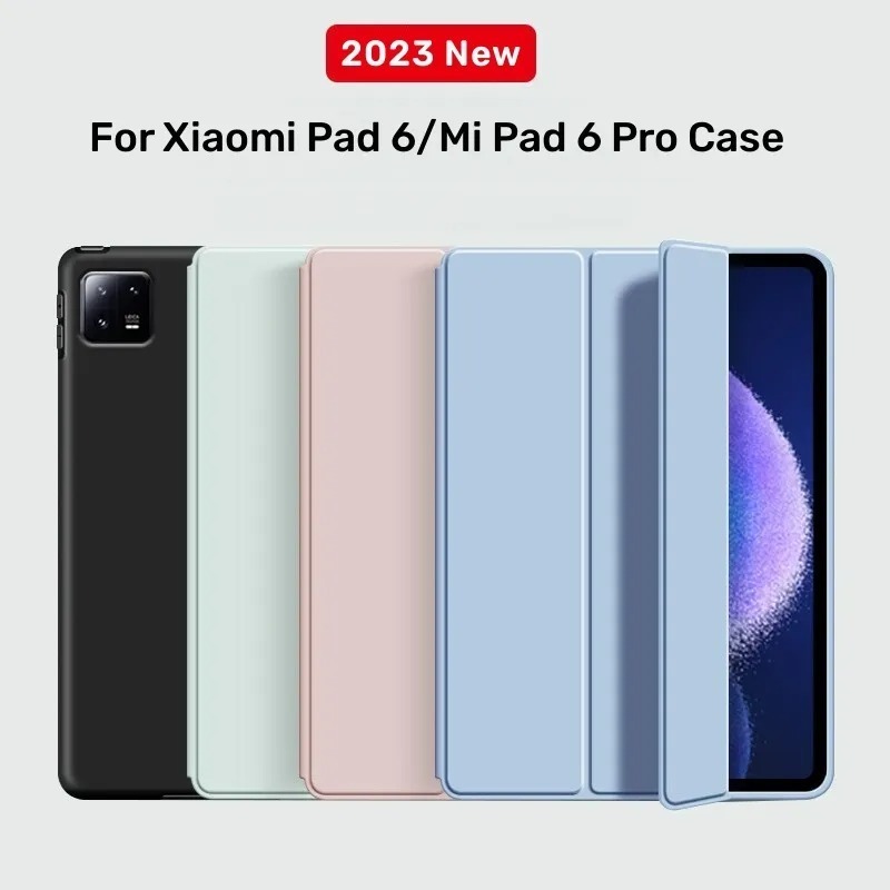 เคสหนัง PU ฝาพับแม่เหล็ก สําหรับ Xiaomi Pad 6 2023 11 นิ้ว Xiaomi Mi Pad 6 MiPad 6 Pro 2023