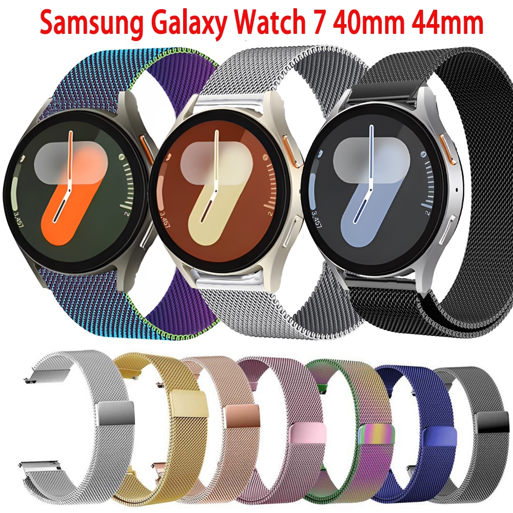 สาย samsung galaxy watch 7 สายนาฬิกาข้อมือ สเตนเลส สำหรับ samsung galaxy watch7 40mm 44mm