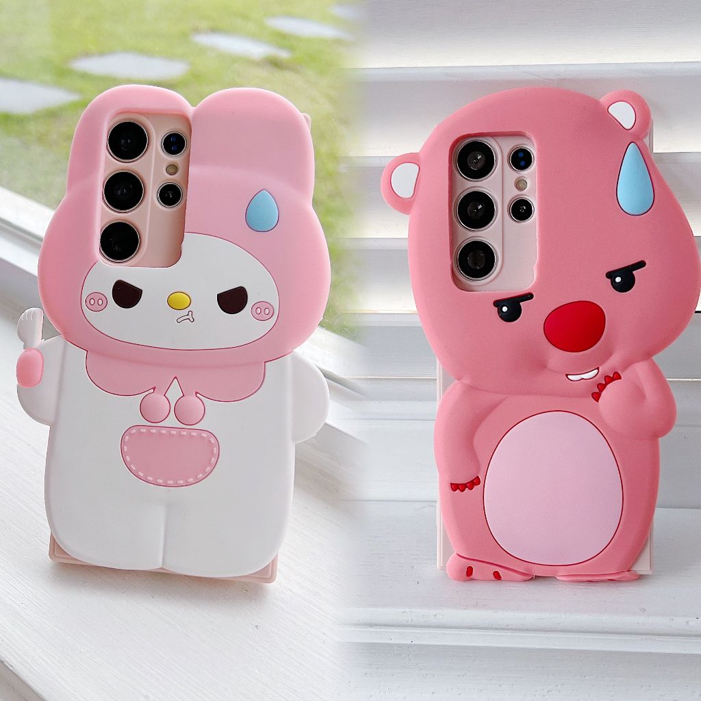 3D สามมิติ ซิลิโคน น่ารัก Melody บีเวอร์ตัวน้อย เคส Samsung Galaxy S24 S23 Ultra S21 S23 FE S22Ultra S20 FE S21 S22 S24 Plus + S21Ultra S20Ultra Note20 Ultra Note10 Plus Note10Lite A55 A54 A53 A52 A35 A34 A33 A25 A24 ซิลิโคน นุ่ม Case