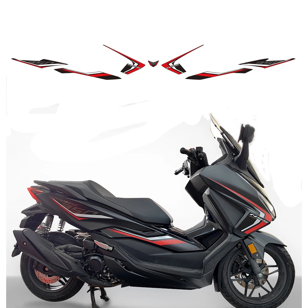 สติ๊กเกอร์กราฟิกรถจักรยานยนต์สําหรับ Honda Forza NSS 350 NSS350 2023 2024