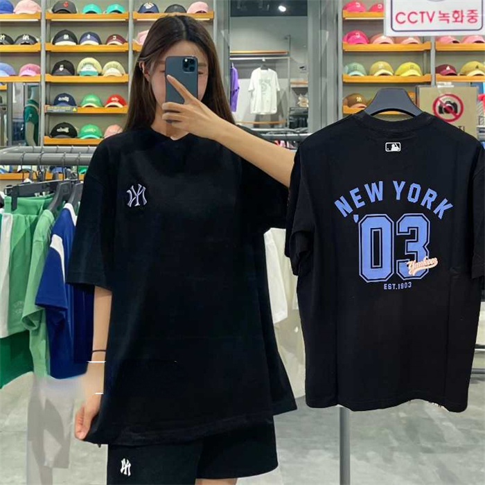 มล ใหม่ป้ายขนาดเล็กพิมพ์กลับขนาดใหญ่จดหมายพิมพ์เสื้อยืดแขนสั้น