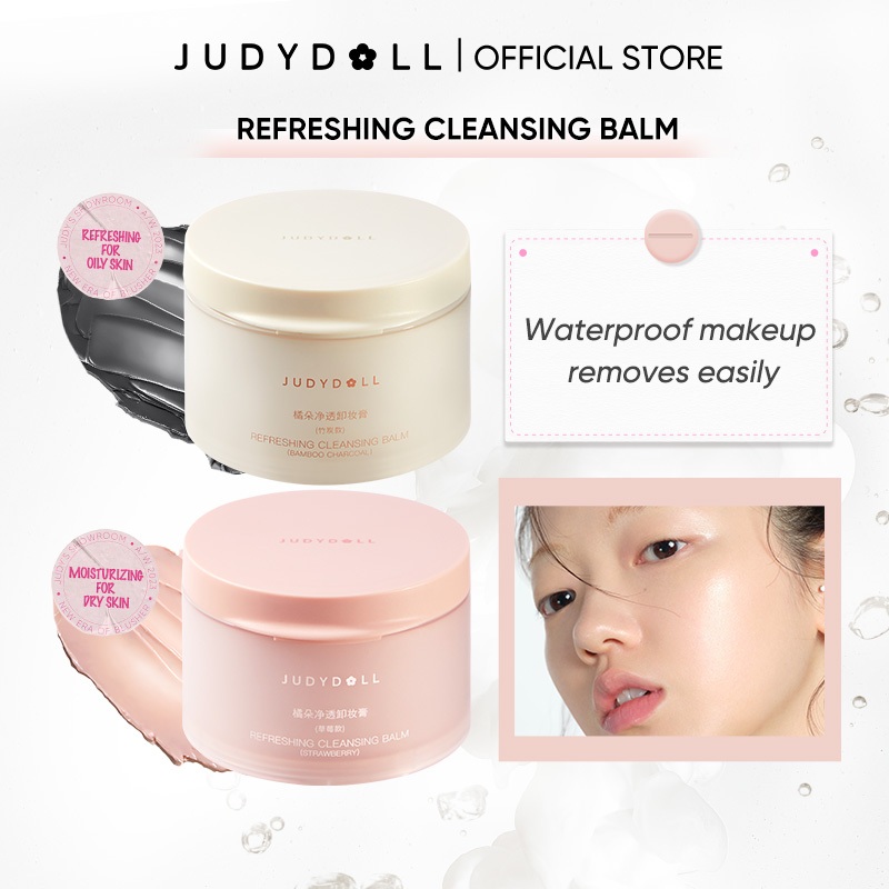 Judydoll Refreshing Cleasing Balm คลีนซิ่งบาล์ม ทําความสะอาดผิวหน้าอย่างล้ําลึก ให้ความชุ่มชื้น 100g