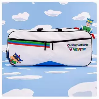 Wickdo VICTOR กระเป๋าแบดมินตัน Crayon Shin-Chan Co-Branded BR5601CS กระเป๋าเป้สะพายหลังสี่เหลี่ยมกระเป๋าสะพายแนวทแยงความจุขนาดใหญ่เทนนิสมัลติฟังก์ชั่น
