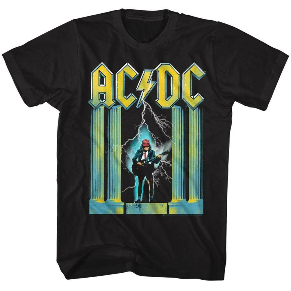 Acdc Graphic T-Shirt Casual Cotton Tee Fan Gift Acdc Band 90s Vinatge Shirt